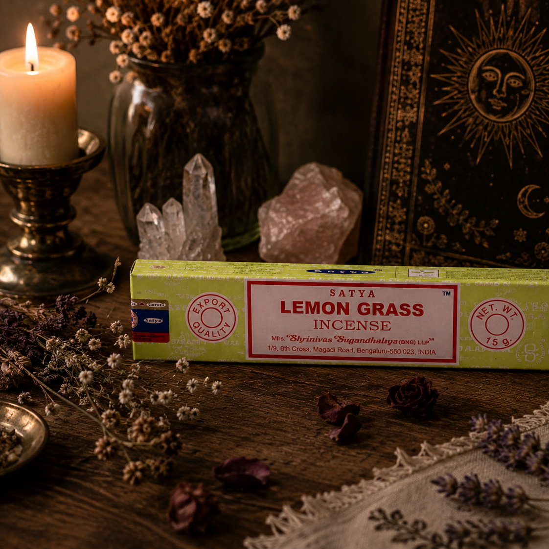 Packs of Lemongrass Incense Sticks by Satya