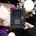 Set of 12 Black 'Protection' Magic Spell Candles