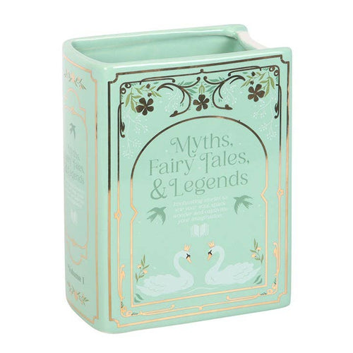 Green Book Shaped Vase